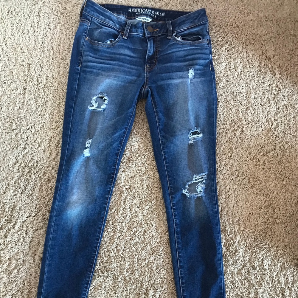American Eagle ripped jeans